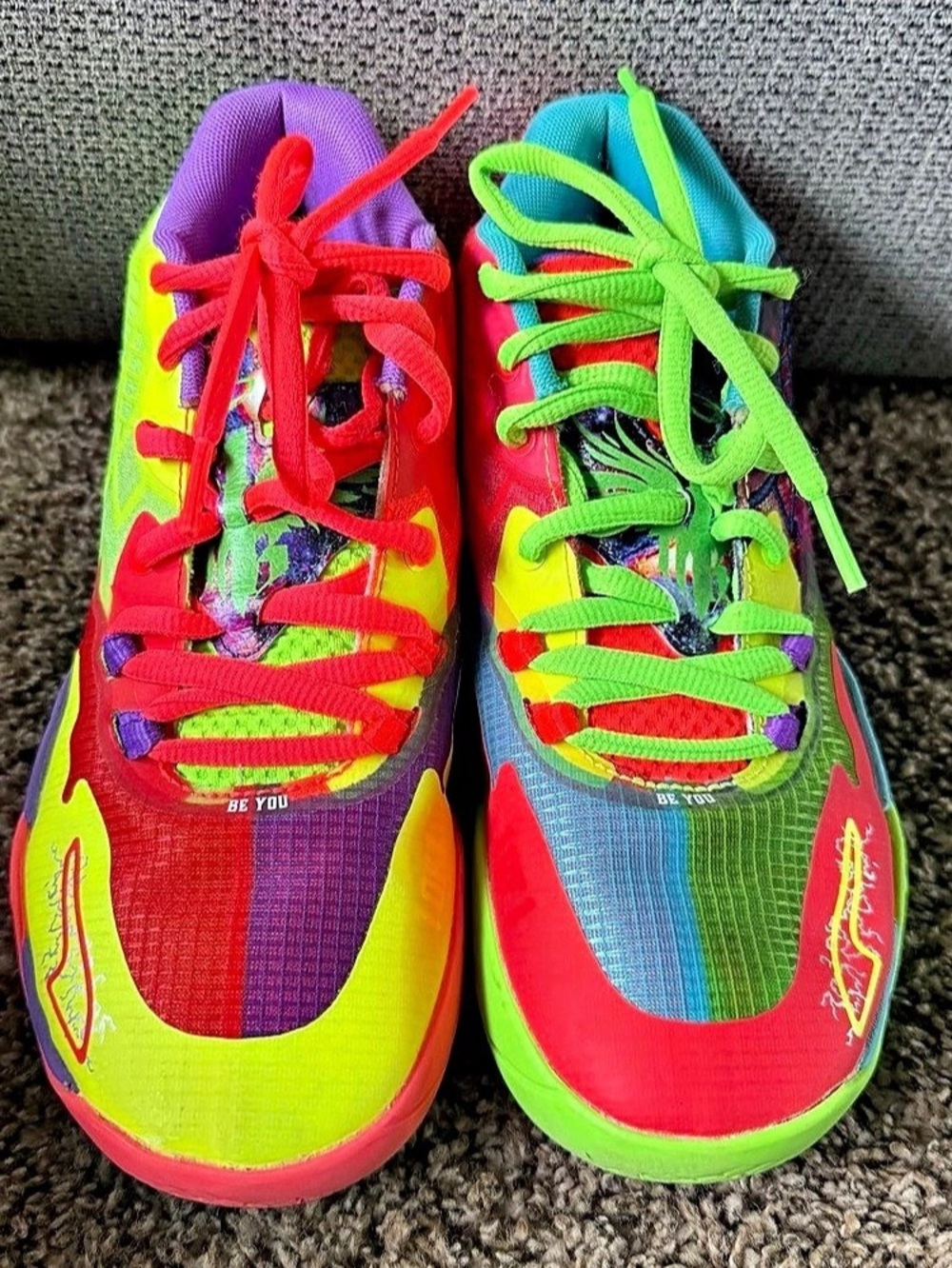 RARE Puma x LaMelo Ball MB.01 "Be You" basketball shoes, youth size 5.5 Sneakers